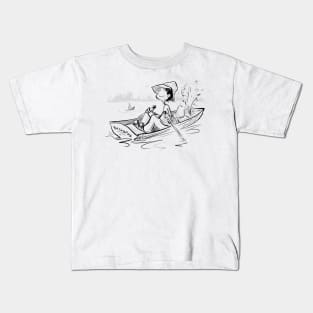 Blissful rower Kids T-Shirt